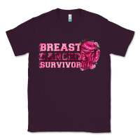 Plum Breast Cancer Survivor Classic Tee - texasbilliewilder