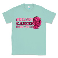Seafoam Breast Cancer Survivor Classic Tee - texasbilliewilder