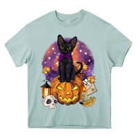 Arona halloween black cat pumpkin Heavy Core Tee - BarkalooDesign