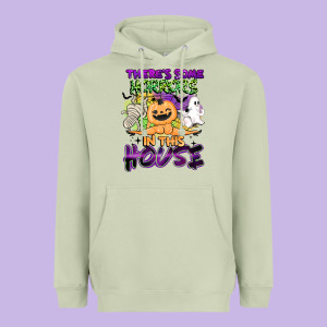 Theres Some Horrors In This House Heavyweight Hoodie Designed By Barkaloodesign