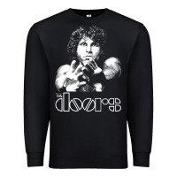 Black Jim Morrison Premium Sweatshirt - trangStudio