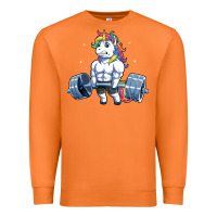 Carrot Unicorn Weightlifting T Fitness Gym Deadlift Rainbow Gifts Party Men W Premium Sweatshirt - trangStudio