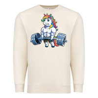Sandshell Unicorn Weightlifting T Fitness Gym Deadlift Rainbow Gifts Party Men W Premium Sweatshirt - trangStudio