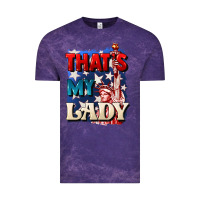 Cloud Purple thats my lady 4th of july Vintage Tee - CowGirlArtShop