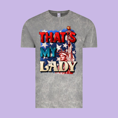 Thats My Lady 4th Of July Vintage Tee Designed By Cowgirlartshop