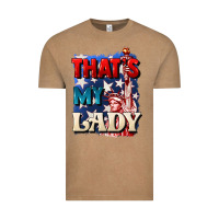 Vintage Coffee thats my lady 4th of july Vintage Tee - CowGirlArtShop