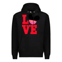 Black Minnie Mouse Premium Hoodie - CowhideDigitalArt