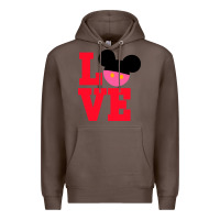 Coffee Minnie Mouse Premium Hoodie - CowhideDigitalArt