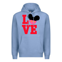 Colony Blue Minnie Mouse Premium Hoodie - CowhideDigitalArt
