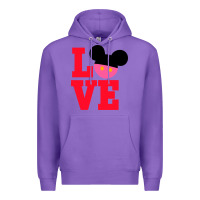 Purple Minnie Mouse Premium Hoodie - CowhideDigitalArt