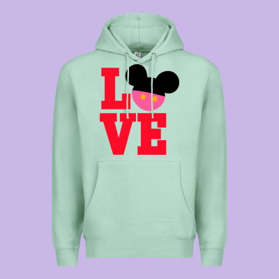 Minnie Mouse Premium Hoodie Designed By Cowhidedigitalart