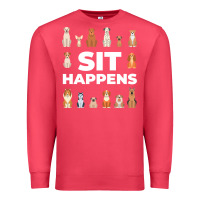 Cardinal Dog Funny S It Happens Pet Sitting Design Premium Sweatshirt - trangStudio