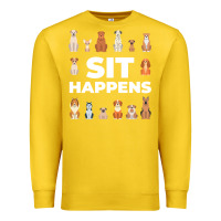Lemon Dog Funny S It Happens Pet Sitting Design Premium Sweatshirt - trangStudio
