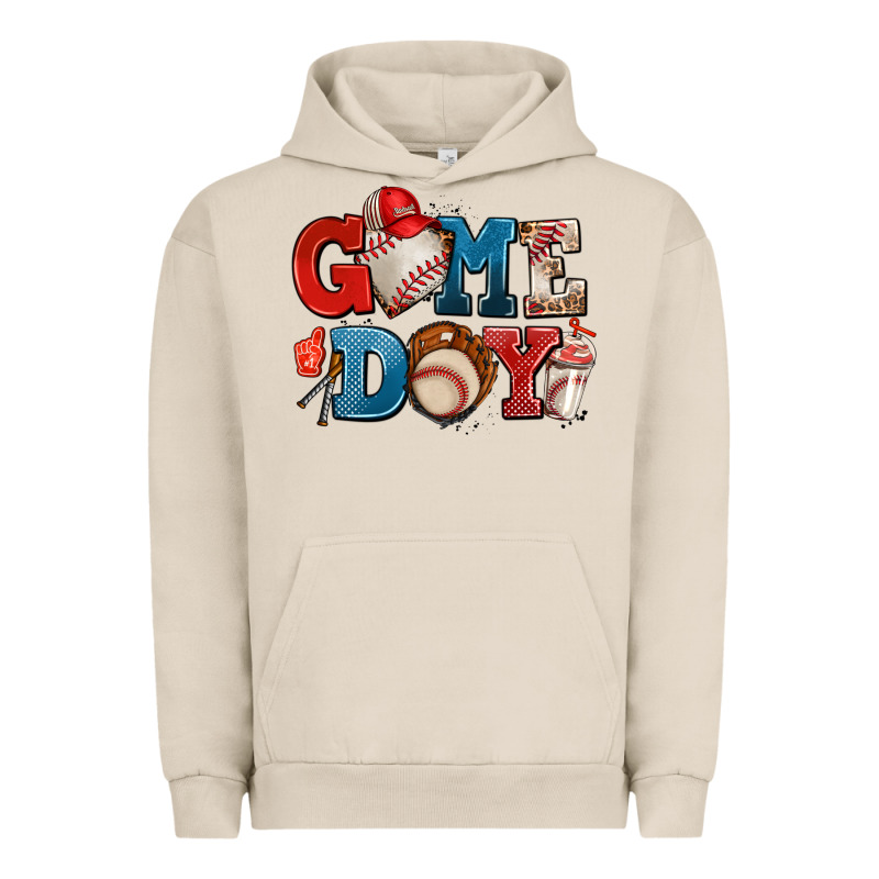 Game Day Baseball Urban Hoodie by AdoDesignShop | Teevron