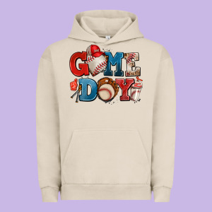 Game Day Baseball Urban Hoodie Designed By Adodesignshop
