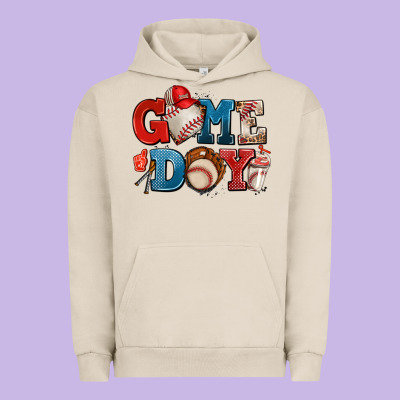 Game Day Baseball Urban Hoodie Designed By Adodesignshop