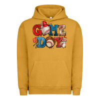 Pigment Peanut Butter game day baseball Urban Hoodie - AdoDesignShop