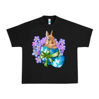 Black easter bunny egg flowers Urban Heavy Tee - RanaPortraitStore