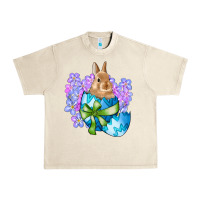 Sandshell easter bunny egg flowers Urban Heavy Tee - RanaPortraitStore
