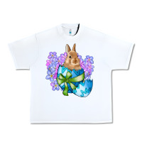 White easter bunny egg flowers Urban Heavy Tee - RanaPortraitStore