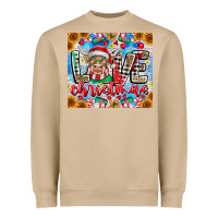 Love Christmas Highland Cow Heavyweight Sweatshirt | Teevron