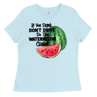 Baby Blue Watermelon Crawl Ladies Tee - Bettercallsaul