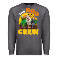 Charcoal Heather booba the boo crew halloween costume for kids boys girls Premium Sweatshirt - trangStudio