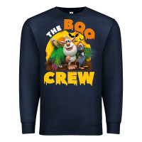 Navy booba the boo crew halloween costume for kids boys girls Premium Sweatshirt - trangStudio