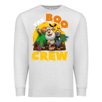 Oatmeal Heather booba the boo crew halloween costume for kids boys girls Premium Sweatshirt - trangStudio