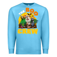 Ocean Blue booba the boo crew halloween costume for kids boys girls Premium Sweatshirt - trangStudio
