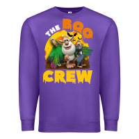 Purple booba the boo crew halloween costume for kids boys girls Premium Sweatshirt - trangStudio