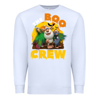 White booba the boo crew halloween costume for kids boys girls Premium Sweatshirt - trangStudio
