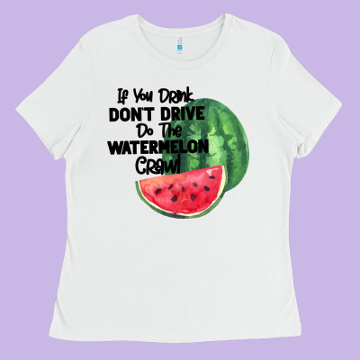 Watermelon Crawl Ladies Tee Designed By Bettercallsaul
