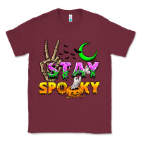 Burgundy Stay spooky Classic Tee - NancyCooperArtShop