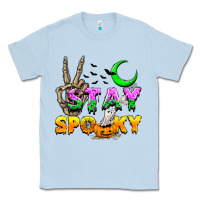 Dusty Blue Stay spooky Classic Tee - NancyCooperArtShop