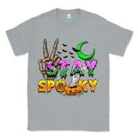 Heather Grey Stay spooky Classic Tee - NancyCooperArtShop