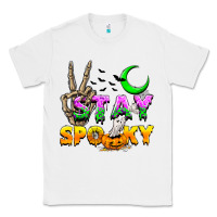 White Stay spooky Classic Tee - NancyCooperArtShop