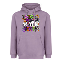 Lavender trick or teeth Heavyweight Hoodie - BarkalooDesign
