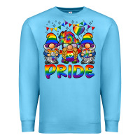 Ocean Blue pride gnome Premium Sweatshirt - BarkalooDesign