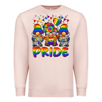 Pale Pink pride gnome Premium Sweatshirt - BarkalooDesign