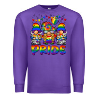 Purple pride gnome Premium Sweatshirt - BarkalooDesign