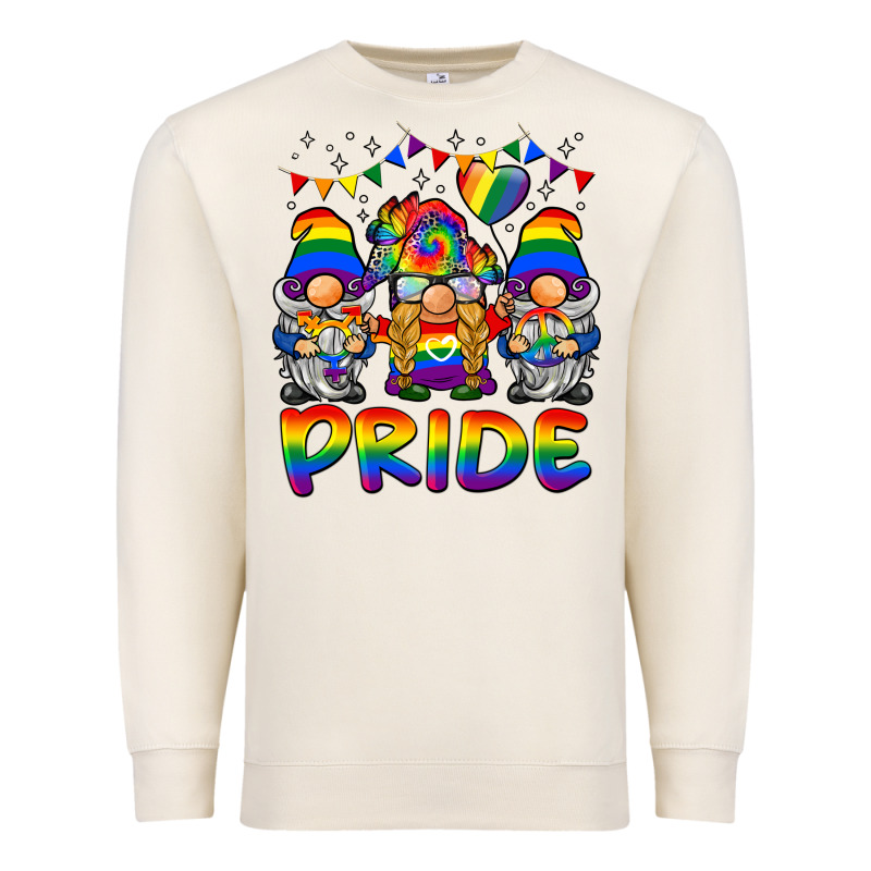 Pride Gnome Premium Sweatshirt by BarkalooDesign | Teevron