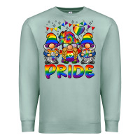 Seafoam pride gnome Premium Sweatshirt - BarkalooDesign