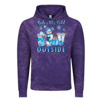 Cloud Purple baby it's cold outside Vintage Hoodie - CowGirlArtShop