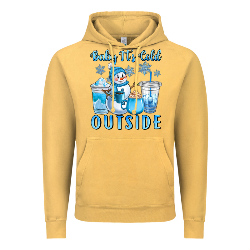 Baby It's Cold Outside Vintage Hoodie by CowGirlArtShop | Teevron