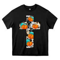 Black pumpkin cross Heavy Core Tee - JahusDesignShop