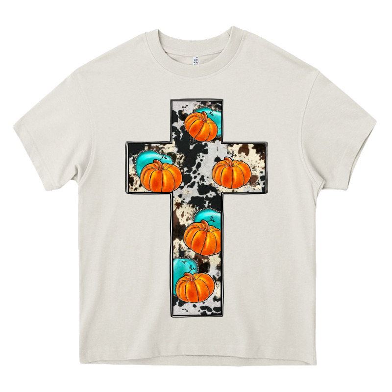 Pumpkin Cross Heavy Core Tee by JahusDesignShop | Teevron