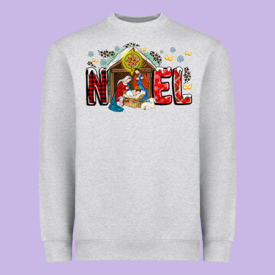Noel Heavyweight Sweatshirt Designed By Cowhidedigitalart