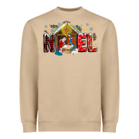 Mushroom Noel Heavyweight Sweatshirt - CowhideDigitalArt