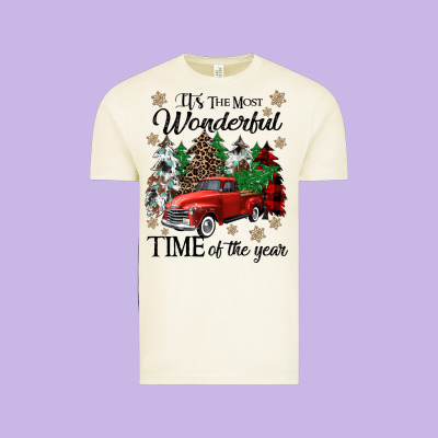 Its The Most Wonderful Time Of The Year Vintage Tee Designed By Cowgirlartshop